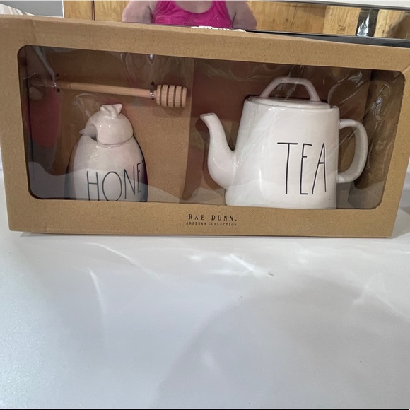 Rae Dunn Other - Rae Dunn Tea & Honey with Stir Spoon.